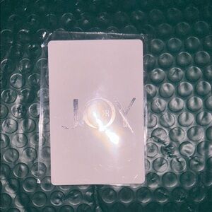 Dior Joy Card 8 of Clubs with Silver Iridescent details IN new sleeve NWOT
